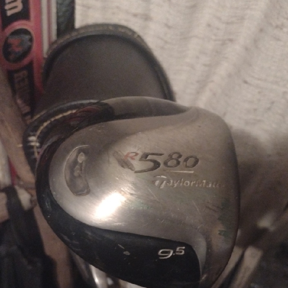 TaylorMade R580 Driver with Silver and Black Finish
